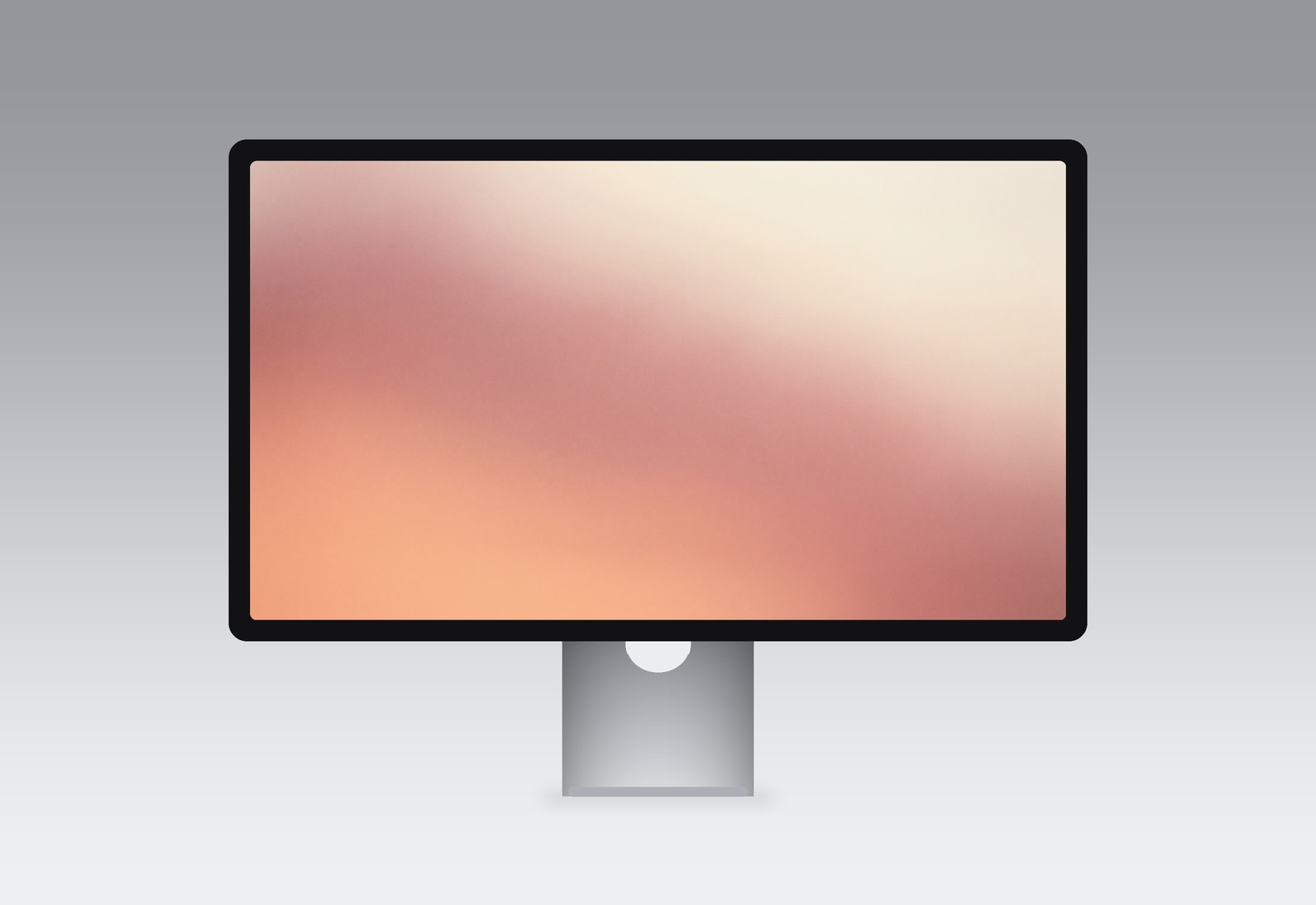 Grainy Gradient wallpaper on a Studio Display