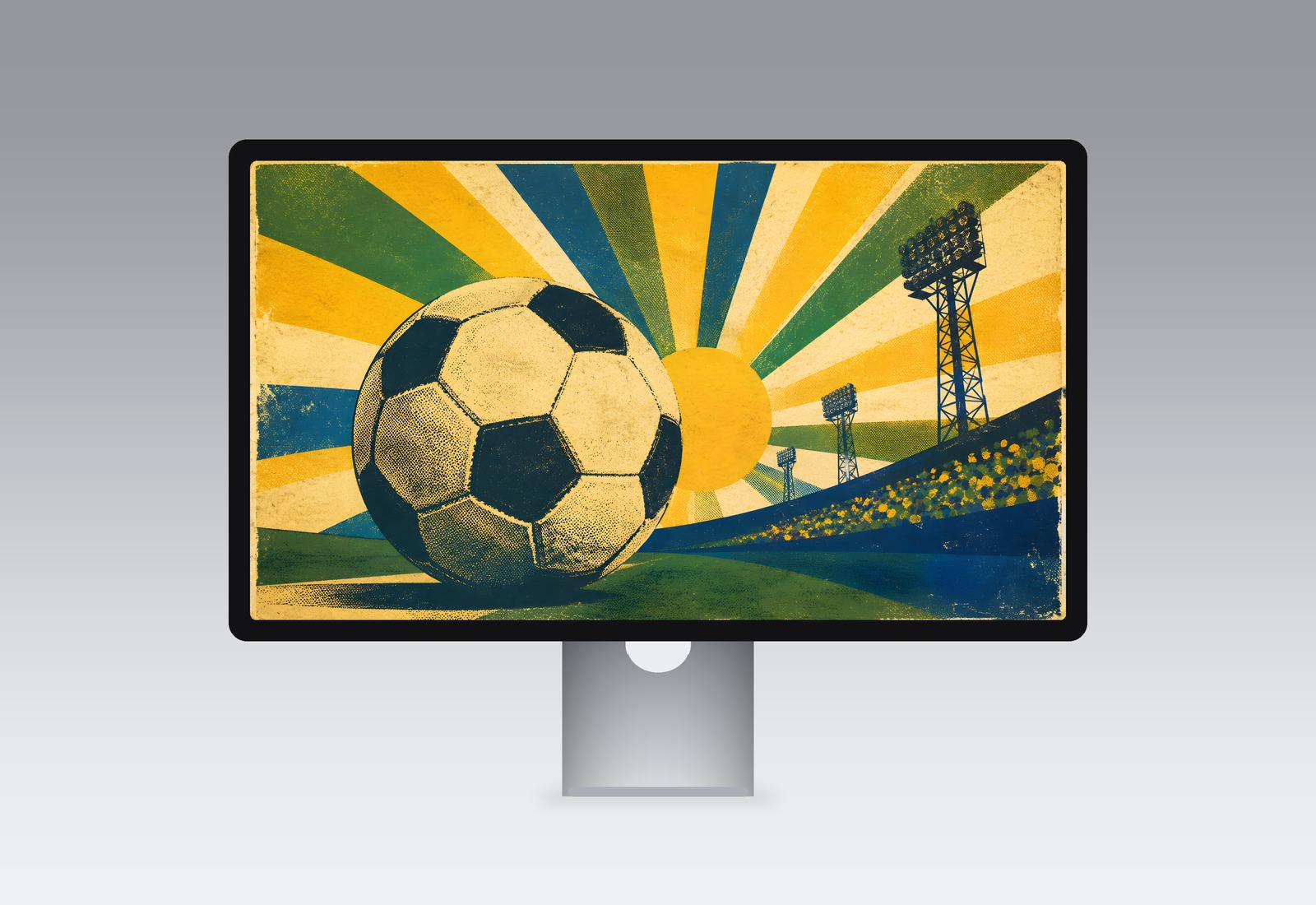 Retro Kickoff wallpaper pack preview