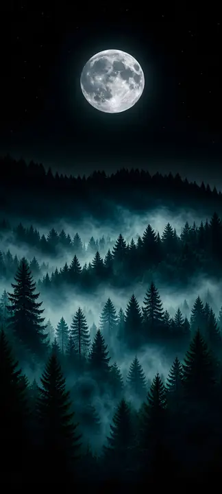 Full Moon phone wallpaper 3