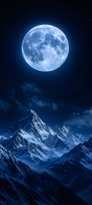 Full Moon phone wallpaper 6