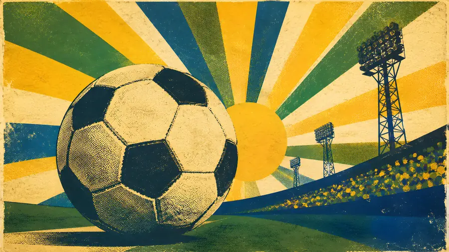 Retro Kickoff wallpaper