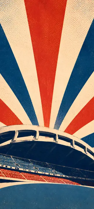 Retro Kickoff phone wallpaper 6