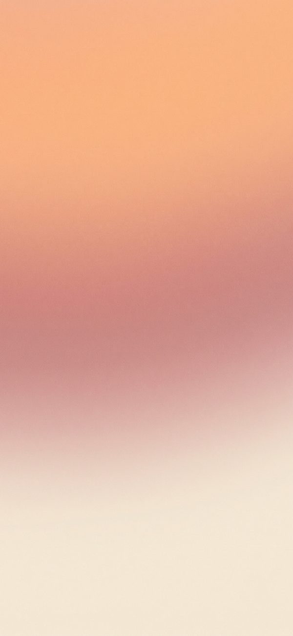 Grainy Gradient phone wallpaper -- peach fading into cream with film grain, free 1290x2796 download